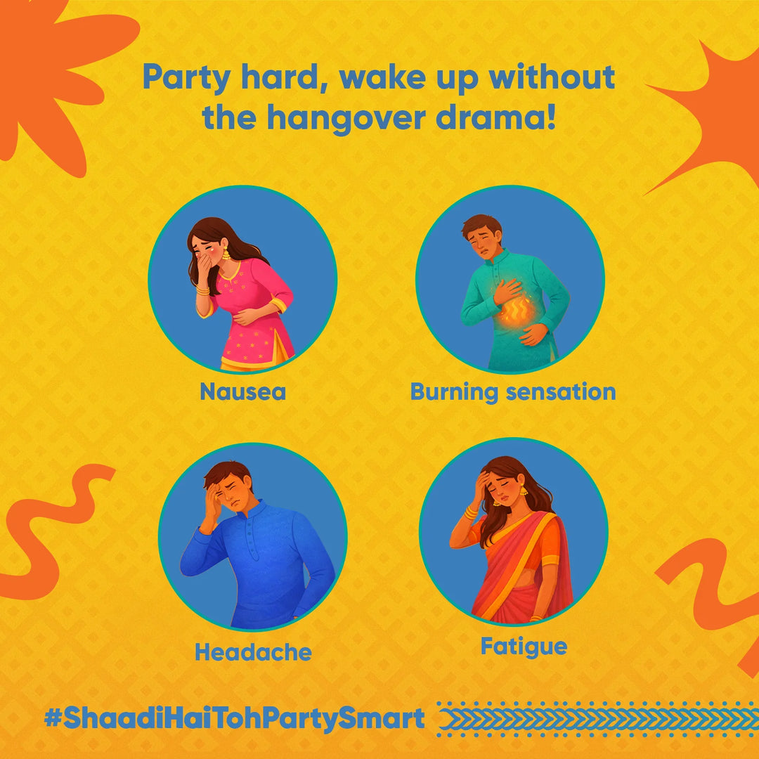 PartySmart Anti-Hangover Capsules | Cannister Pack