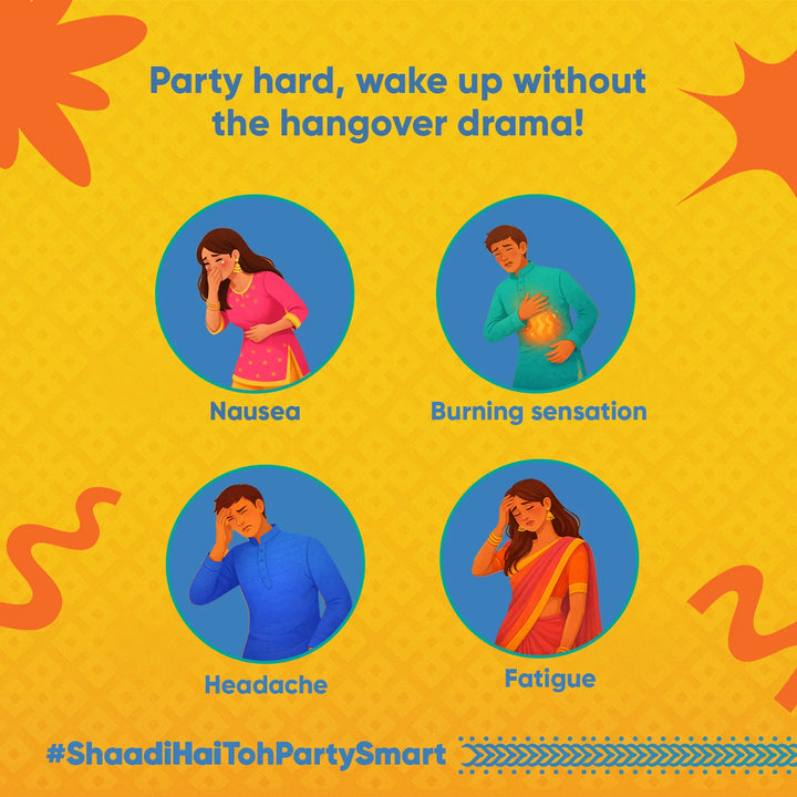 PartySmart Anti-Hangover Capsules | Cannister Pack