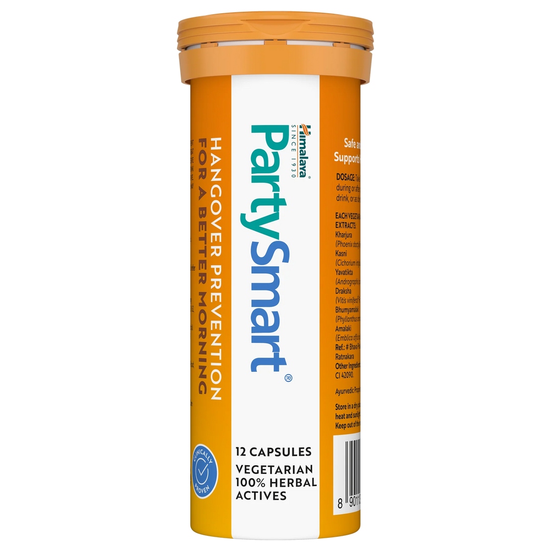 PartySmart Anti-Hangover Capsules | Cannister Pack