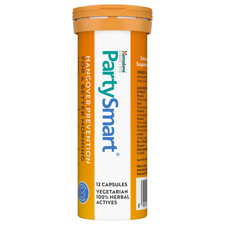 PartySmart Anti-Hangover Capsules | Cannister Pack