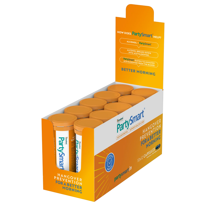 PartySmart Anti-Hangover Capsules | Cannister Pack