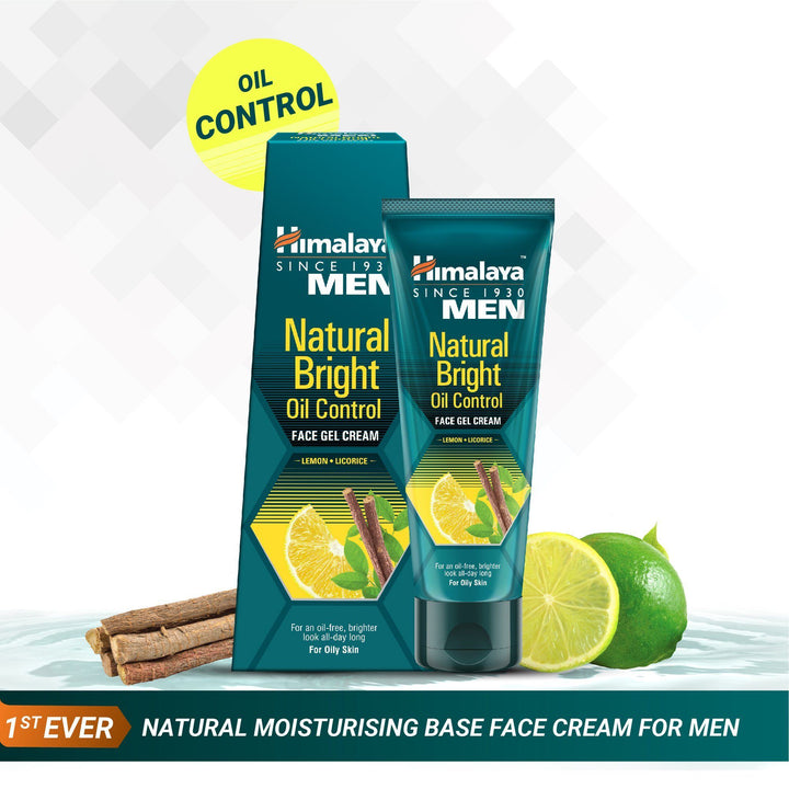 Himalaya Natural Bright Oil Control Men’s Face Cream - Face Cream for Men