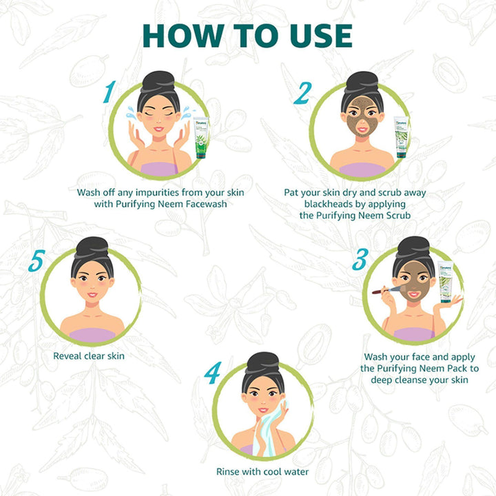 Himalaya Pure Skin Neem Facial Kit - How to Use?