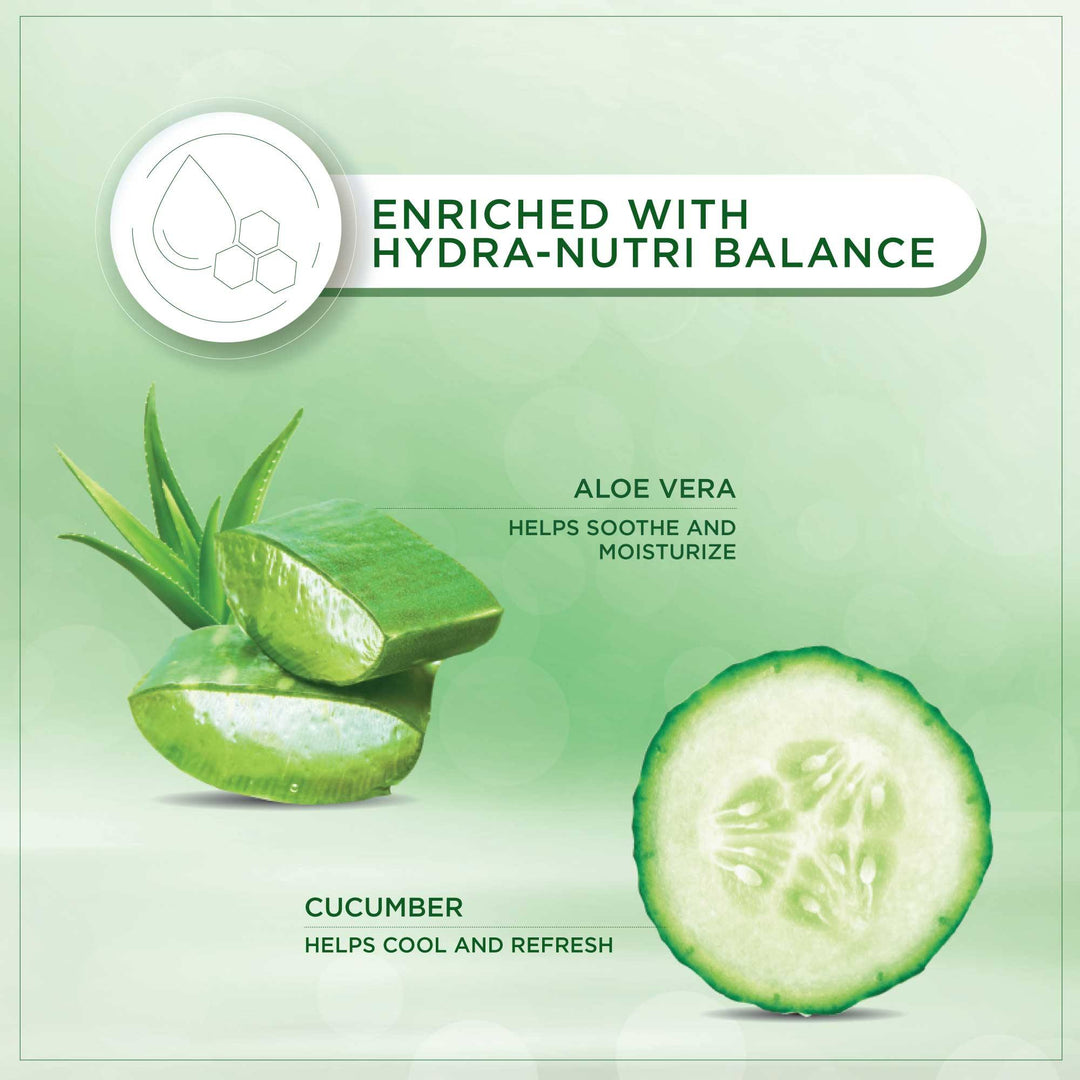 Himalaya Aloe & Cucumber Refreshing Body Lotion - Enriched with Hydra-Nutri Balance