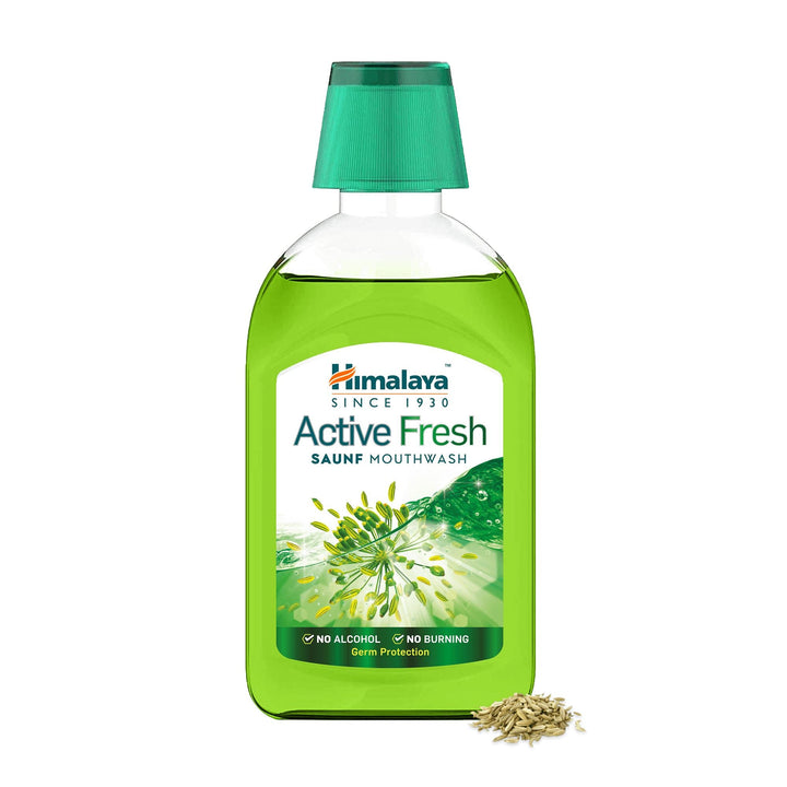 Himalaya Active Fresh Saunf Mouthwash 215ml - Germ Protection