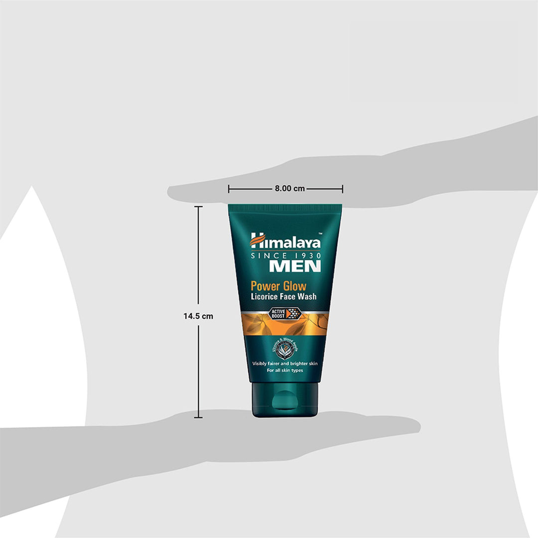 Himalaya MEN Power Glow Licorice Face Wash - Pack Size