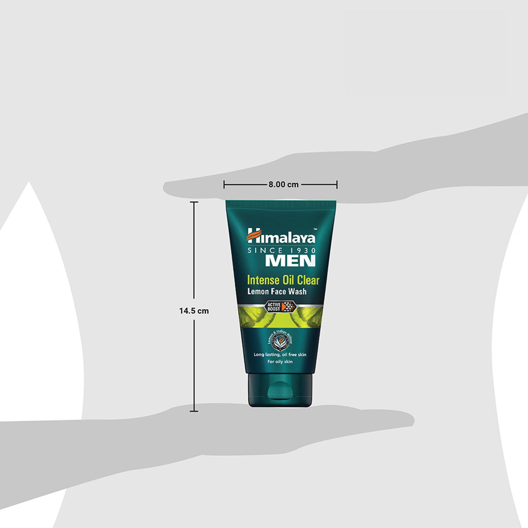 Himalaya MEN Intense Oil Clear Lemon Face Wash - Pack Size