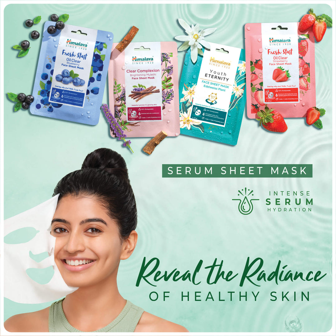 Himalaya Fresh Start Oil Clear Strawberry Face Sheet Mask