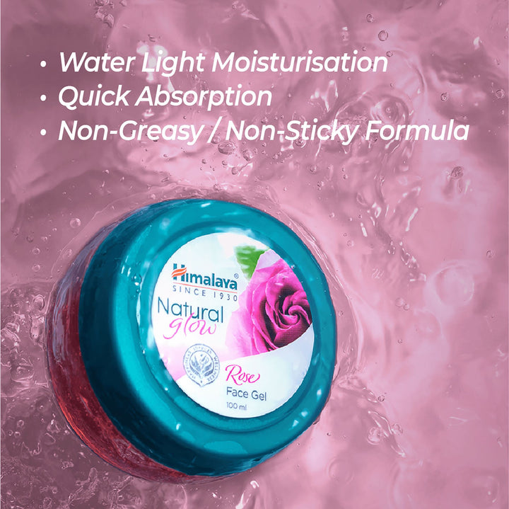 Himalaya Natural Glow Rose Face Gel - Benefits