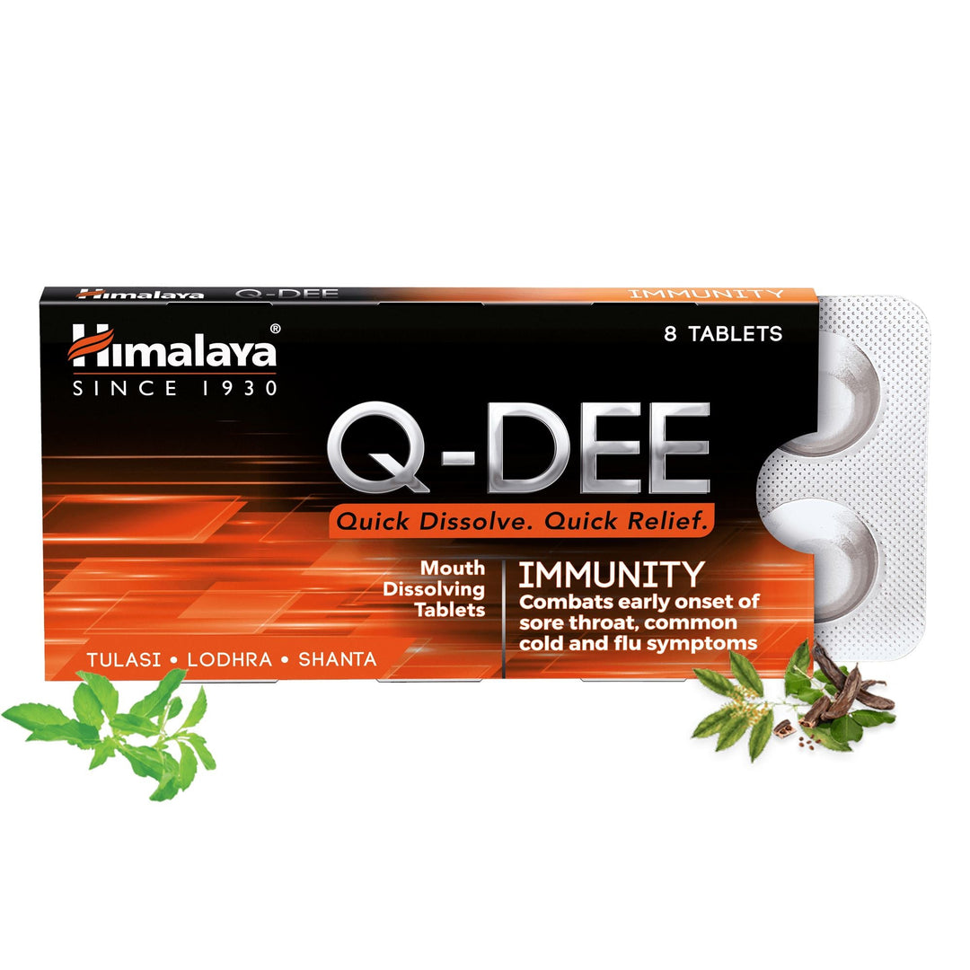 Himalaya Q-DEE Immunity (20N X 8’s) - Mouth dissolving immunity tablets