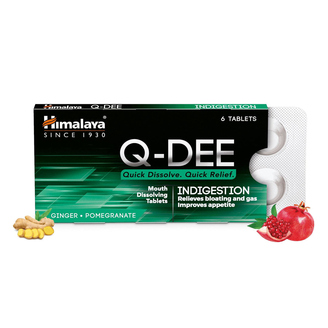 Himalaya Q-DEE Indigestion - Relieves Bloating and Gas