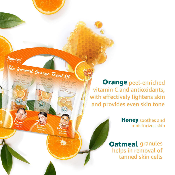 Himalaya Tan Removal Orange Facial Kit - Himalaya Wellness (India)