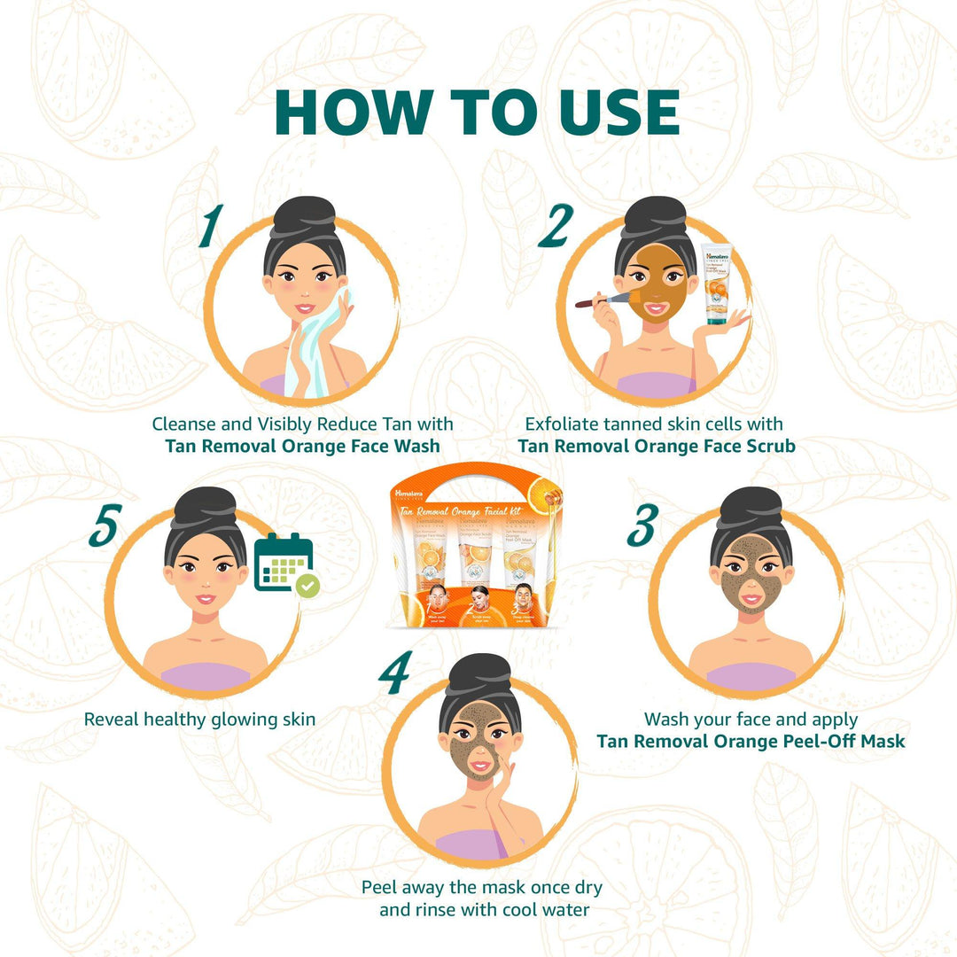 Himalaya Tan Removal Orange Facial Kit - Himalaya Wellness (India)