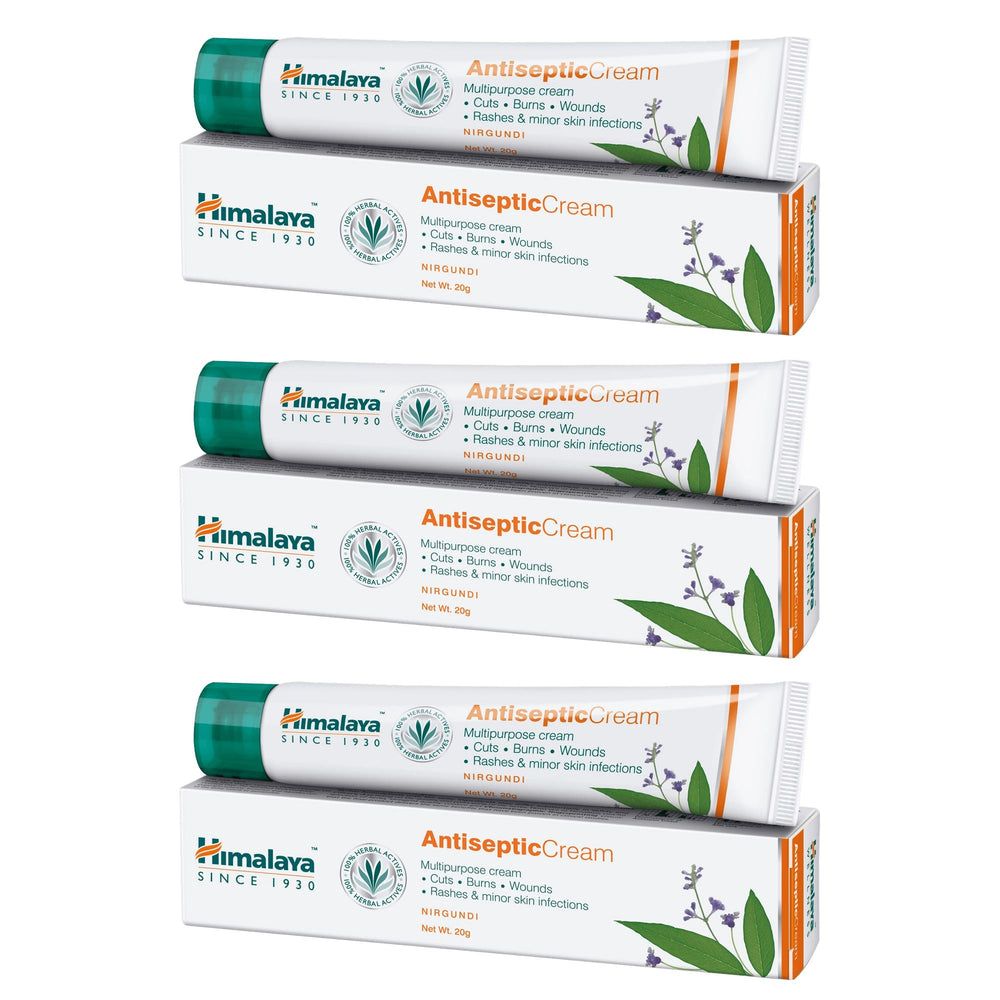 Himalaya Antiseptic Cream 20g x 3 - Heals irritable rashes, sores, prickly heat, and mild skin infections