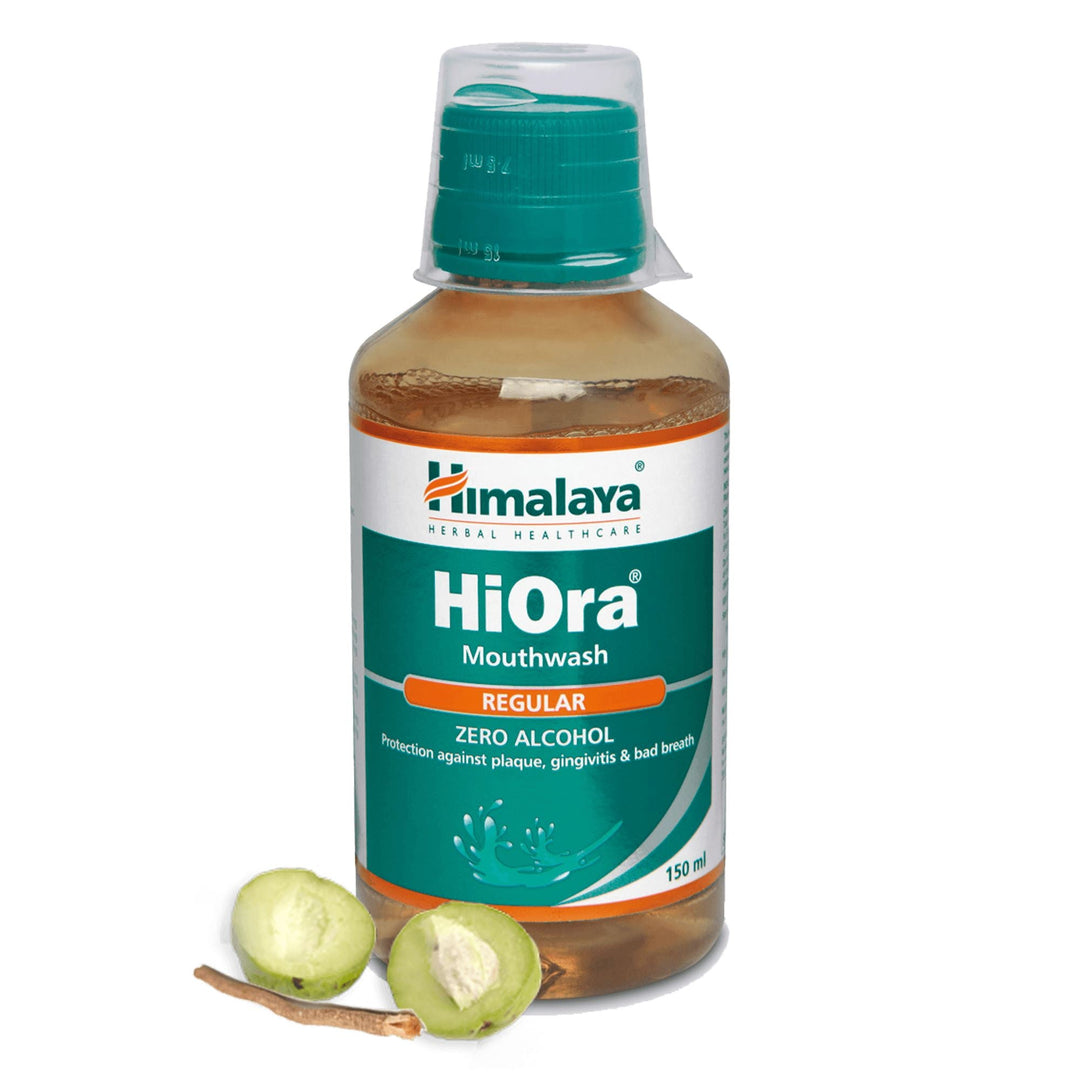 Himalaya Hiora Mouth Wash Regular - Protection against plague, gingivitis, and bad breath