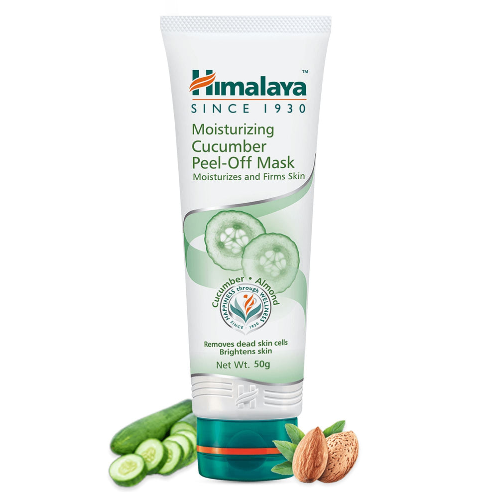 Himalaya Moisturizing cucumber peel-off mask 50g - Removes dead skin cells. Brightens skin