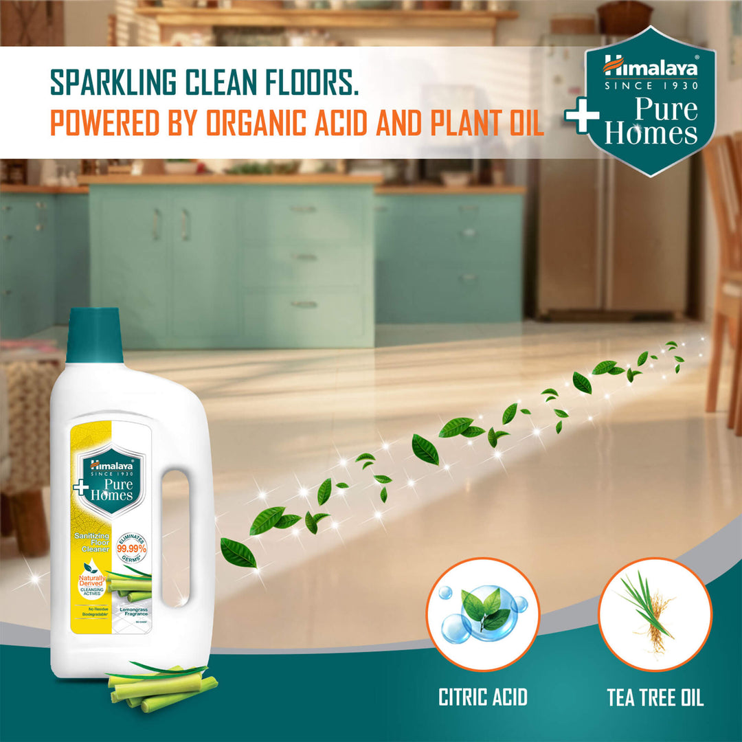 Pure Homes Sanitizing Floor Cleaner (Lemongrass)