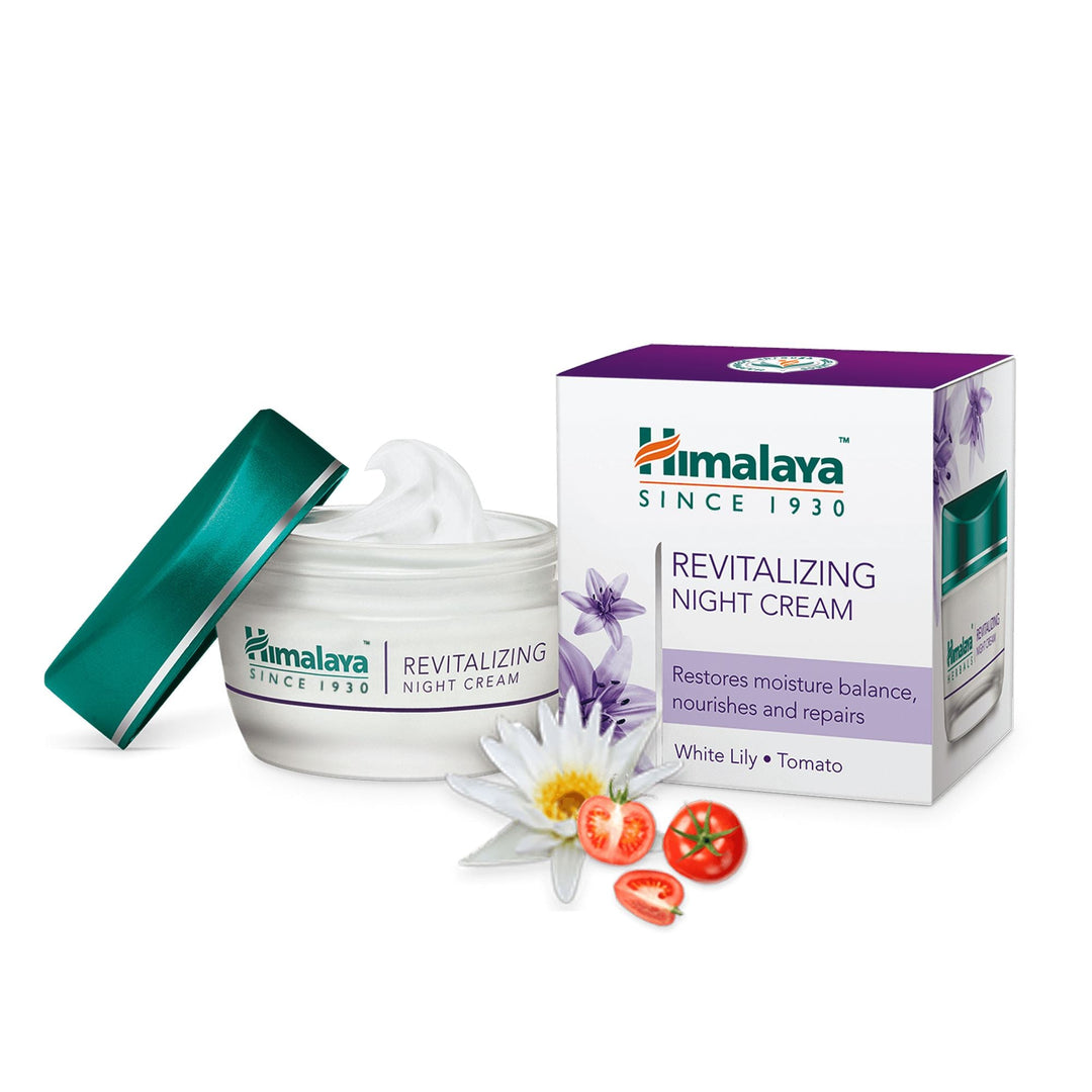 Himalaya Revitalizing Night Cream - Restores moisture balance, and nourishes and repairs